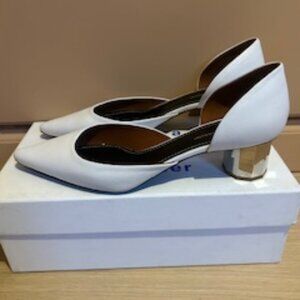 Proenza Schouler Prism heels - white leather 41/10/11